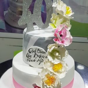 12″ and 8″ Fondant Cake