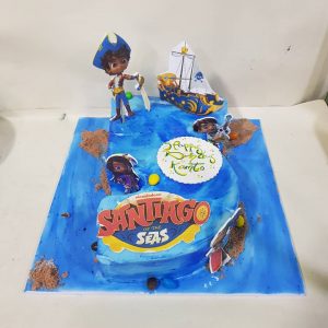 Chocolate Number Character Butter Cake